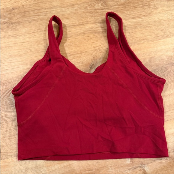 V-Neck Cropped Tank - Picture 2 of 2